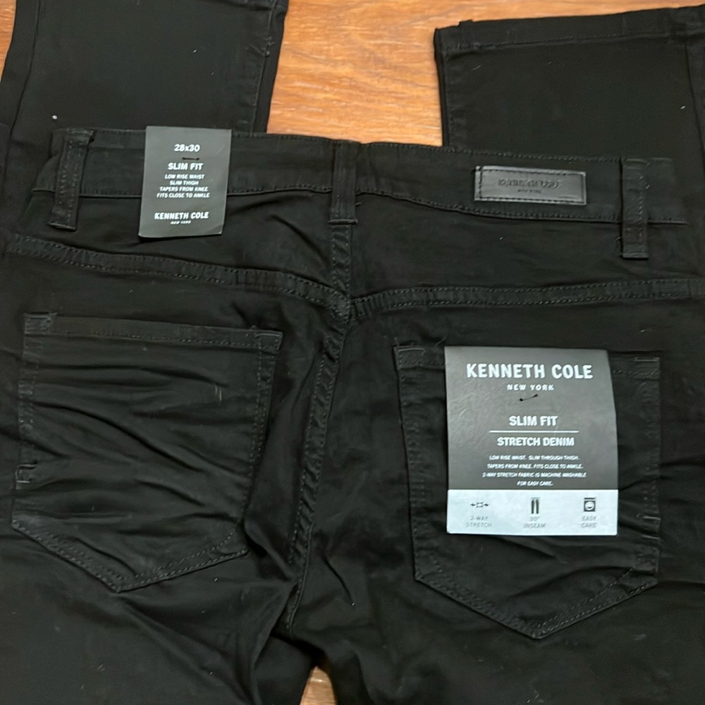 Kenneth Cole slim fit  stretch denim size 28x30